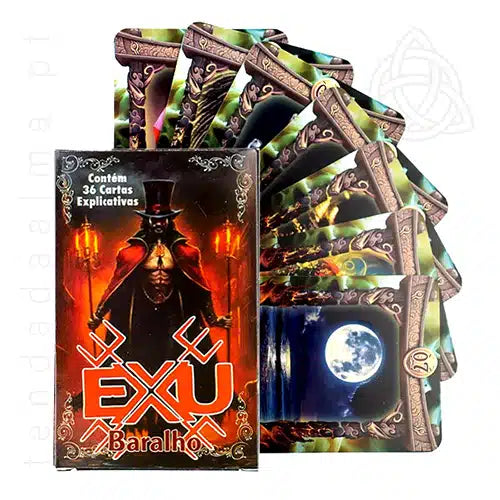 Baralho de Exu – Oráculo com 36 Cartas Explicativas
