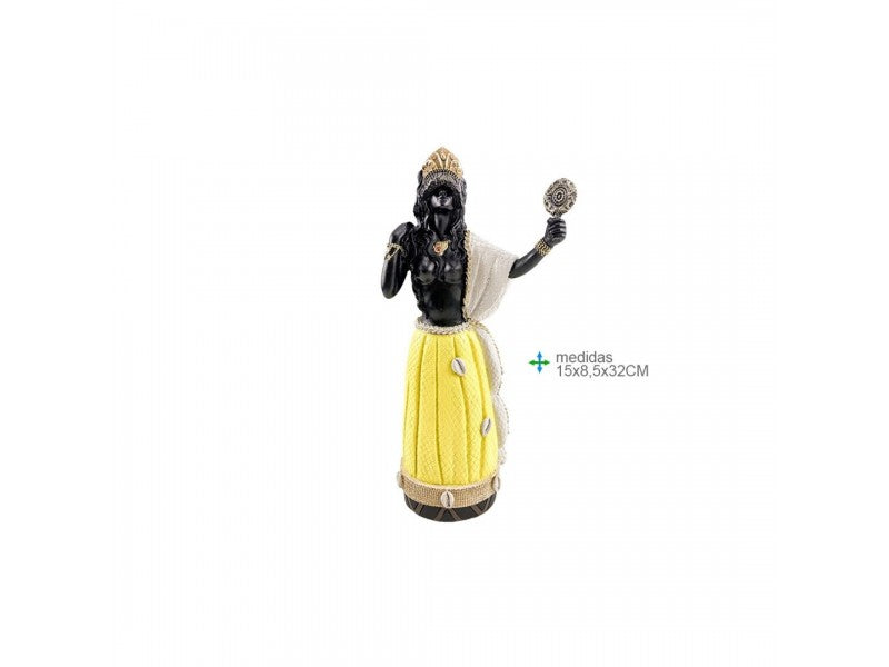 Imagem Oxum em Resina – Senhora das Águas Doces, Amor e Prosperidade