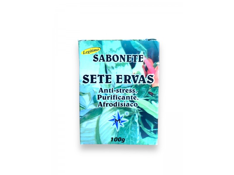Sabonete Sete Ervas – Anti-stress, Purificante e Afrodisíaco (Uso Simbólico)
