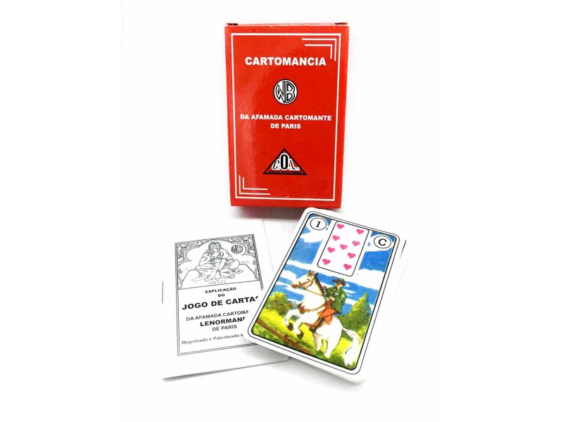 Baralho Cartomancia Lenormand – Da Afamada Cartomante de Paris