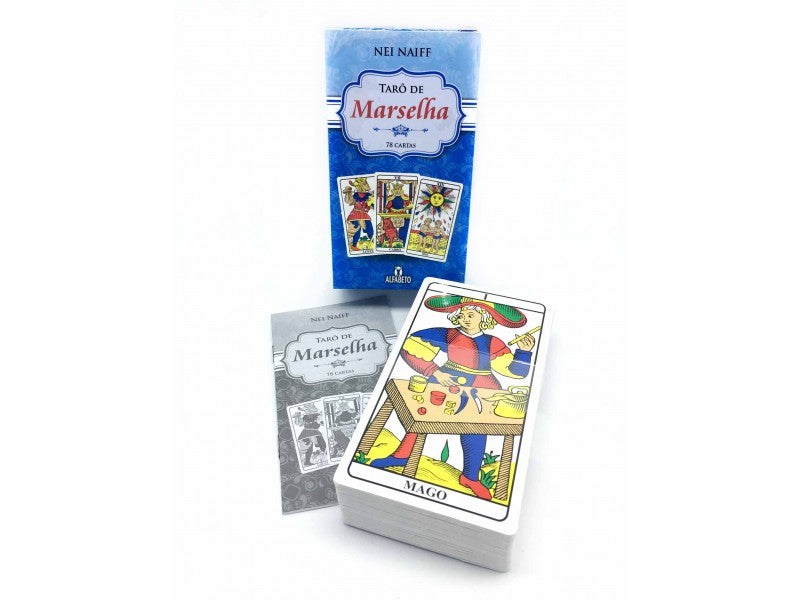 Tarô de Marselha Mini – Nei Naiff – Baralho Clássico com 78 Cartas (Editora Alfabeto)